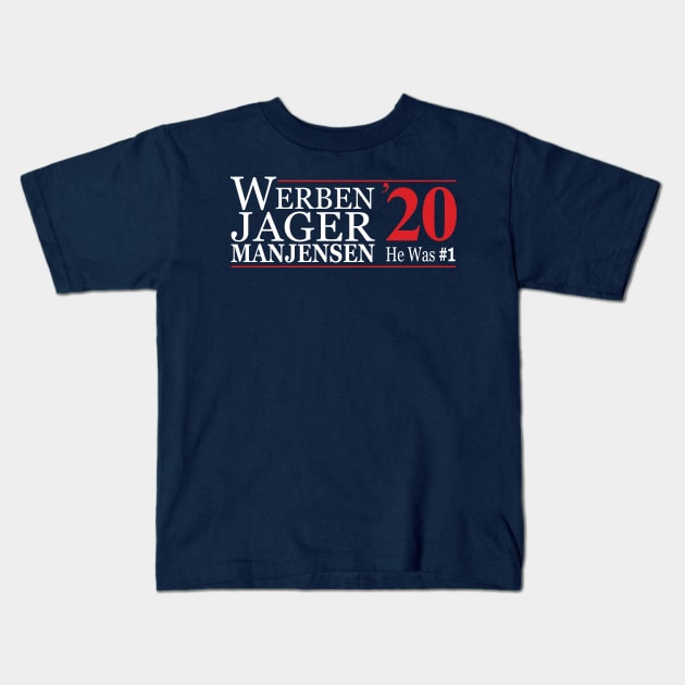 Werbenjagermanjensen 2020 Kids T-Shirt by jingacoo